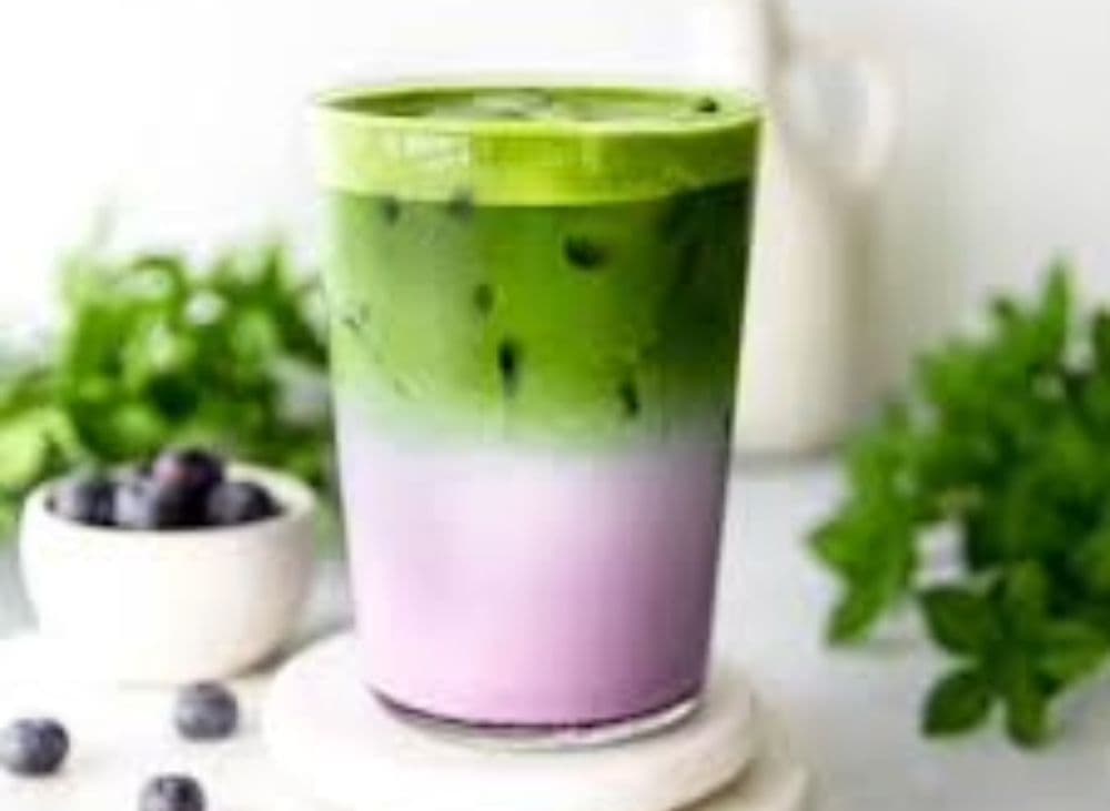 ICE BLUEBERRY MATCHA